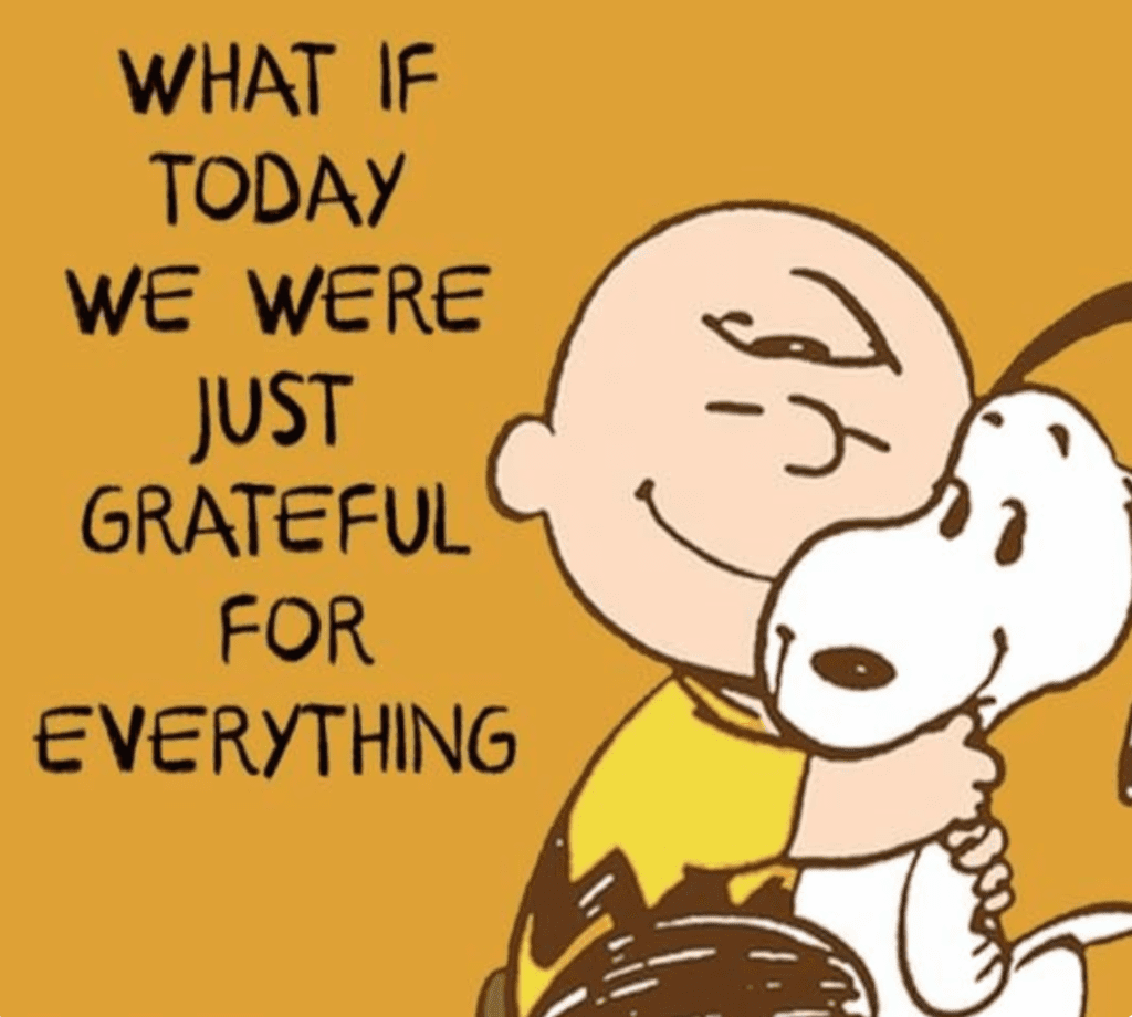 Peanuts Gratitude Thanksgiving